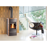 Haas Sohn Alytus II s výměníkem antracit, havana kachle