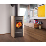 Krbová kamna Haas Sohn AVESTA II s výměníkem, černá Woodstone