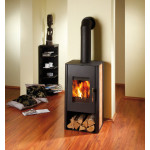 Krbová kamna Haas Sohn MANTOVA AL II s vým. černá, béžová dlažba