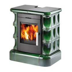 Kachlová kamna Haas Sohn Manta top + sokl, zelená