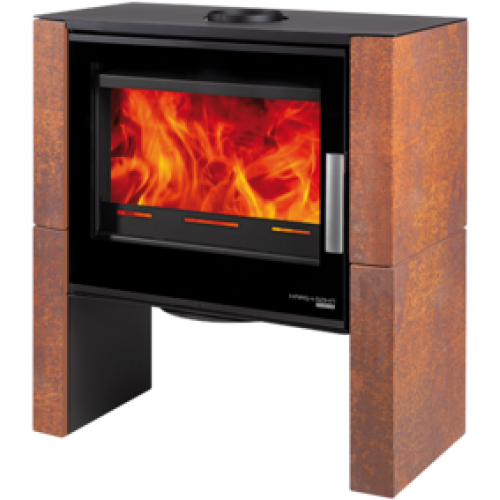 Krbová kamna Haas Sohn DALE zrzavá patina