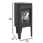 Jotul F 162 BP černý lak