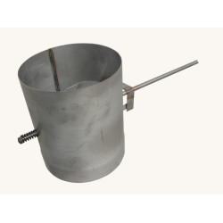 Kouřovod nerez ø 180 mm délka 250mm s krátkým táhlem