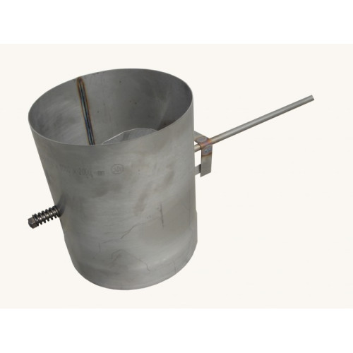 Kouřovod nerez ø 180 mm délka 250mm s krátkým táhlem