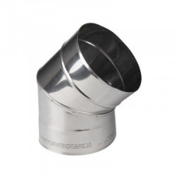 Koleno nerez stálé ø 130 mm / 45°