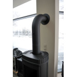 Koleno tažené 90° pevné ø 150mm tl.2mm