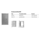 Komínové dvířka DK 4 bílé