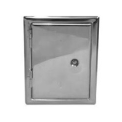 Komínové dvířka plynotěsná DKG 7 bílé