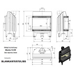 Krbová vložka Kratki Blanka 670/570 L BS