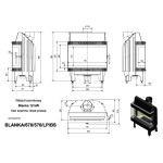 Krbová vložka Kratki Blanka 670/570 LP BS