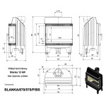Krbová vložka Kratki Blanka 670/570 P BS