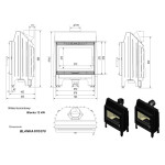 Krbová vložka Kratki Blanka 670/570