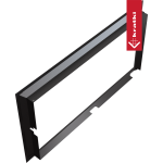 Rámeček ocelový Kratki 45° do LUCY/16 a LUCY/PW/20/W