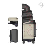 Krbová vložka Kratki MB 120 výsuv