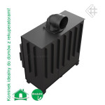 Krbová vložka Kratki LUCY 16kW BLACK
