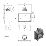 Krbová vložka Kratki LUCY 14kW