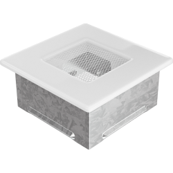 Krbová mřížka 110 x 110 bílá KRATKI