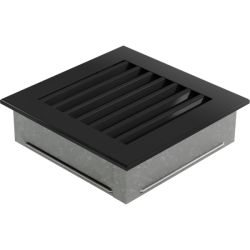 Krbová mřížka 17 x 17 černá FRESH KRATKI