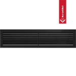 Krbová mřížka 17 x 70 černá FRESH KRATKI