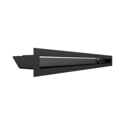 Krbová mřížka LUFT 45 S 60 x 600 černá KRATKI