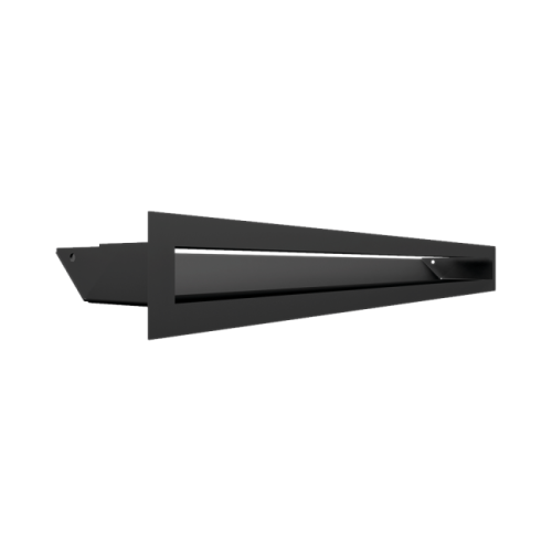 Krbová mřížka LUFT 45 S 60 x 600 černá KRATKI