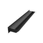 Krbová mřížka LUFT 45 S 60 x 600 černá KRATKI