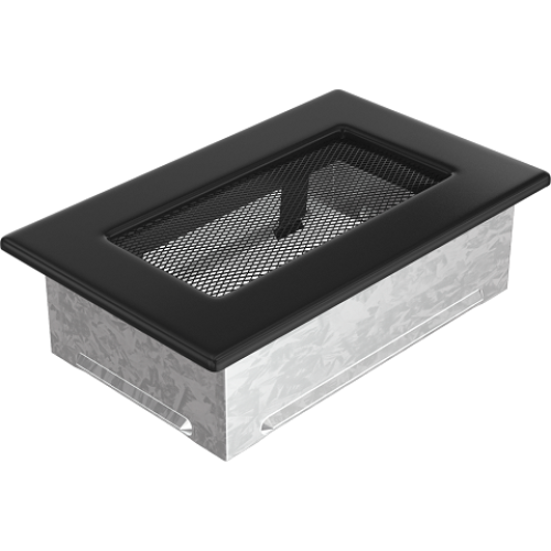 Krbová mřížka 110 x 170 černá KRATKI