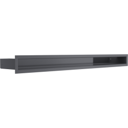 Krbová mřížka LUFT 6 x 40 SLIM grafit KRATKI