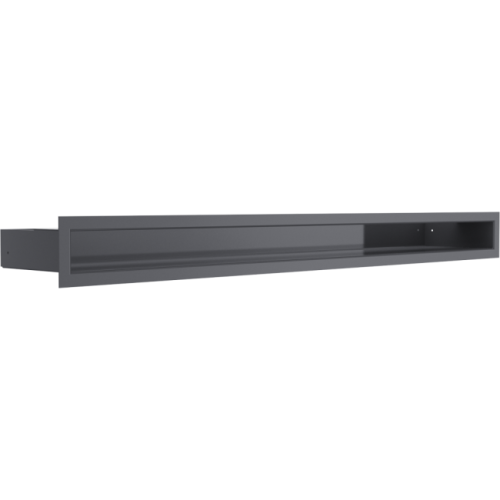 Krbová mřížka LUFT 6 x 40 SLIM grafit KRATKI