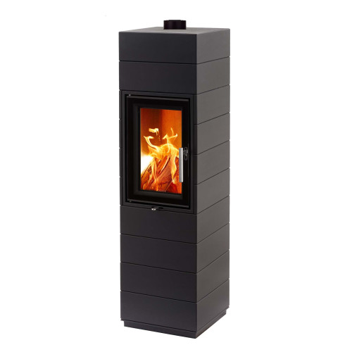 Krbová kamna Leda CORNA Hoch černý lak, horní odkouření