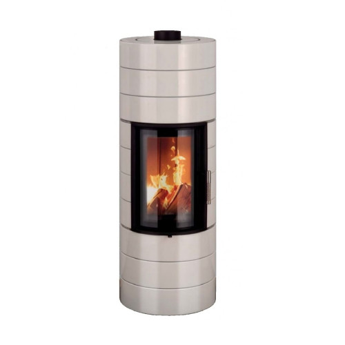 Krbová kamna Leda COLONA LITE M bílý smalt, horní odkouření