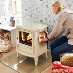 Krbová kamna Leda ARUBA, bílý smalt