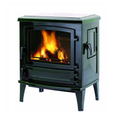 Krbová kamna Leda ARUBA, tmavě zelený smalt