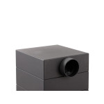 Krbová kamna Leda CORNA bílý smalt, zadní odkouření