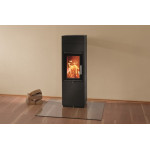 Krbová kamna Leda CORNA bílý smalt, zadní odkouření