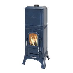 Krbová kamna Leda EDDA PLUS modrý smalt