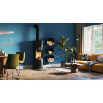 Teplovodní litinová kamna Leda GREENA W PURE