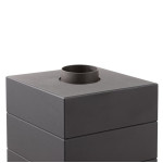 Krbová kamna Leda CORNA černý lak, horní odkouření