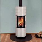 Krbová kamna Leda COLONA LITE M bílý smalt, horní odkouření