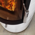 Akumulační kamna Leda COLONA bílý smalt, zadní odkouření