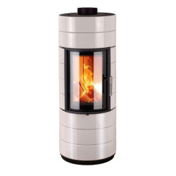 Krbová kamna Leda COLONA LITE S bílý smalt, horní odkouření