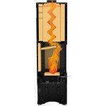 Akumulační kamna Leda SANNA černý lak