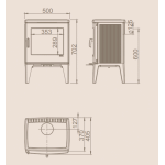 Krbová kamna Leda ALLEGRA SMALL