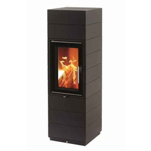 Krbová kamna Leda CORNA černý lak, zadní odkouření