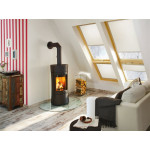 Krbová kamna Leda VISPA černý lak