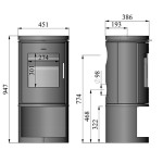 Litinová kamna MORSO 6143