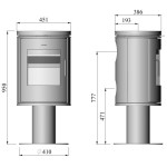 Litinová kamna MORSO 6148 CB