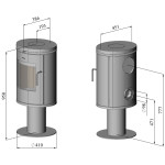 Litinová kamna MORSO 6148 CB