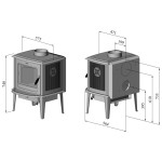 Litinová kamna Morso 7110