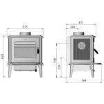 Litinová kamna Morso 7110